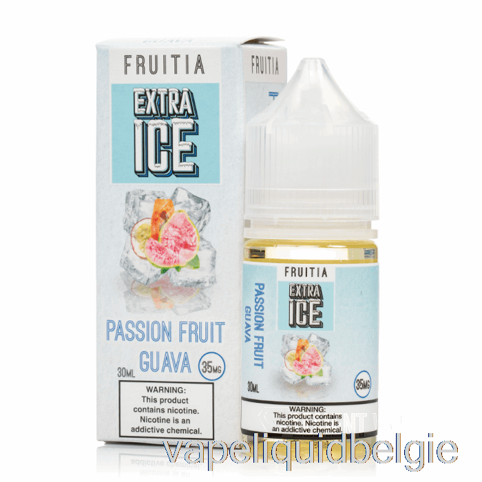 Vape Vloeibare Passievruchtguave - Extra Ijs - Fruitiazouten - 30 Ml 50 Mg